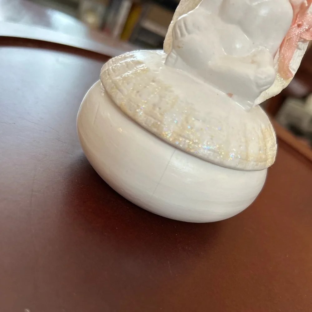 Vintage Angel Figurines Lot (3)+Trinket Dish | Gothic Kitsch DIY/Repurpose Decor